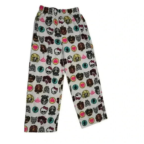 Monster High 2 Piece Pajama Set Fleece Girls Size XS 4/5 - Picture 7 of 9